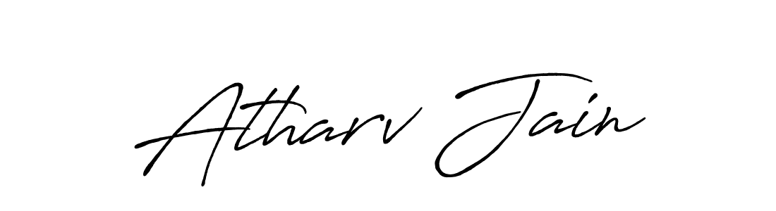 How to make Atharv Jain signature? Antro_Vectra_Bolder is a professional autograph style. Create handwritten signature for Atharv Jain name. Atharv Jain signature style 7 images and pictures png