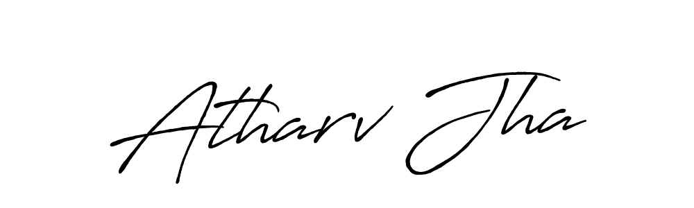 Once you've used our free online signature maker to create your best signature Antro_Vectra_Bolder style, it's time to enjoy all of the benefits that Atharv Jha name signing documents. Atharv Jha signature style 7 images and pictures png