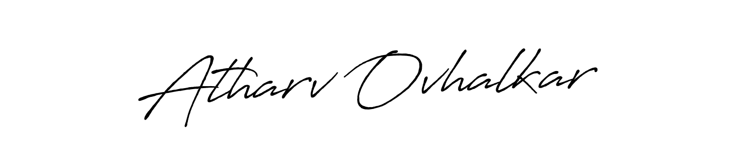 You can use this online signature creator to create a handwritten signature for the name Atharv Ovhalkar. This is the best online autograph maker. Atharv Ovhalkar signature style 7 images and pictures png