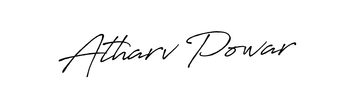 It looks lik you need a new signature style for name Atharv Powar. Design unique handwritten (Antro_Vectra_Bolder) signature with our free signature maker in just a few clicks. Atharv Powar signature style 7 images and pictures png