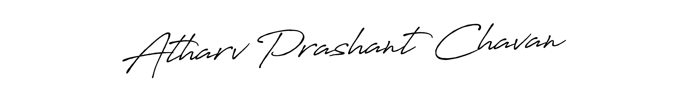 Make a beautiful signature design for name Atharv Prashant Chavan. With this signature (Antro_Vectra_Bolder) style, you can create a handwritten signature for free. Atharv Prashant Chavan signature style 7 images and pictures png