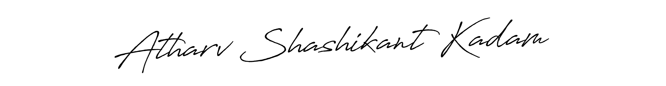 Also we have Atharv Shashikant Kadam name is the best signature style. Create professional handwritten signature collection using Antro_Vectra_Bolder autograph style. Atharv Shashikant Kadam signature style 7 images and pictures png