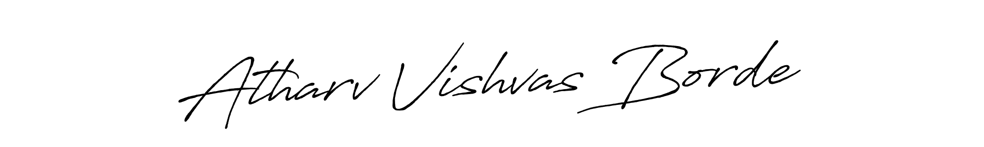 Make a beautiful signature design for name Atharv Vishvas Borde. Use this online signature maker to create a handwritten signature for free. Atharv Vishvas Borde signature style 7 images and pictures png