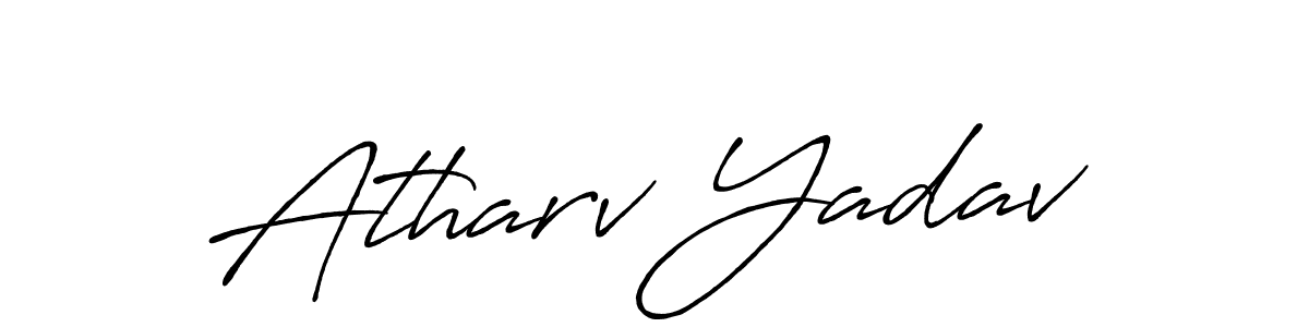 Make a beautiful signature design for name Atharv Yadav. Use this online signature maker to create a handwritten signature for free. Atharv Yadav signature style 7 images and pictures png