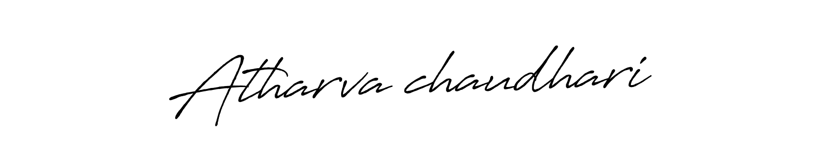 Use a signature maker to create a handwritten signature online. With this signature software, you can design (Antro_Vectra_Bolder) your own signature for name Atharva^chaudhari. Atharva^chaudhari signature style 7 images and pictures png