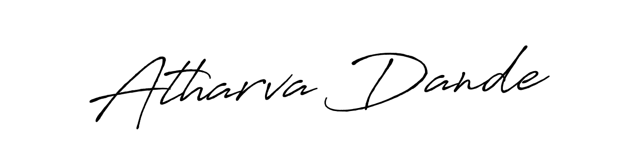 if you are searching for the best signature style for your name Atharva Dande. so please give up your signature search. here we have designed multiple signature styles  using Antro_Vectra_Bolder. Atharva Dande signature style 7 images and pictures png