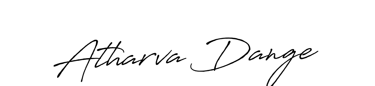 Atharva Dange stylish signature style. Best Handwritten Sign (Antro_Vectra_Bolder) for my name. Handwritten Signature Collection Ideas for my name Atharva Dange. Atharva Dange signature style 7 images and pictures png