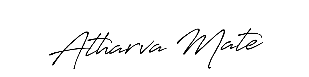 Make a short Atharva Mate signature style. Manage your documents anywhere anytime using Antro_Vectra_Bolder. Create and add eSignatures, submit forms, share and send files easily. Atharva Mate signature style 7 images and pictures png