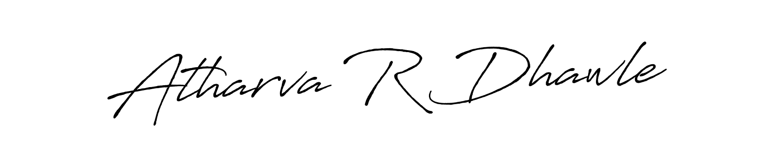 Create a beautiful signature design for name Atharva R Dhawle. With this signature (Antro_Vectra_Bolder) fonts, you can make a handwritten signature for free. Atharva R Dhawle signature style 7 images and pictures png