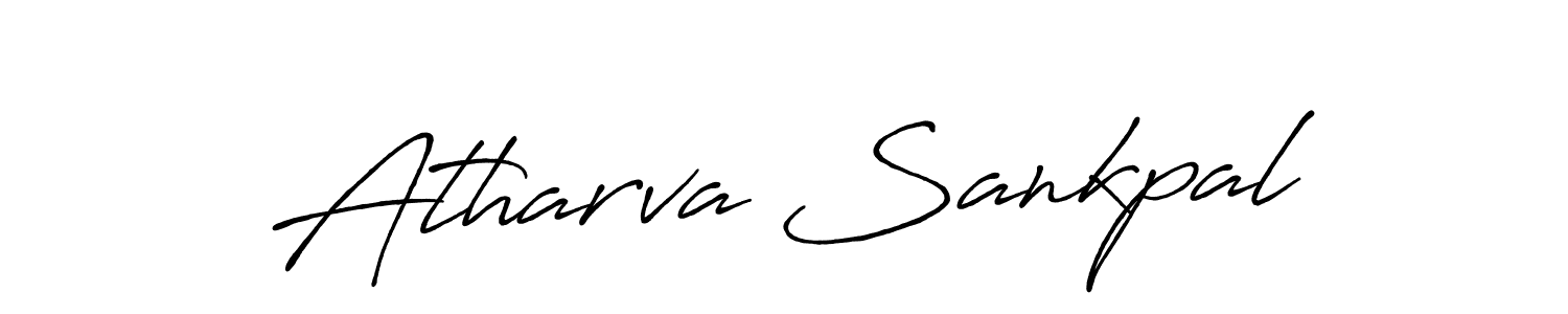 Design your own signature with our free online signature maker. With this signature software, you can create a handwritten (Antro_Vectra_Bolder) signature for name Atharva Sankpal. Atharva Sankpal signature style 7 images and pictures png