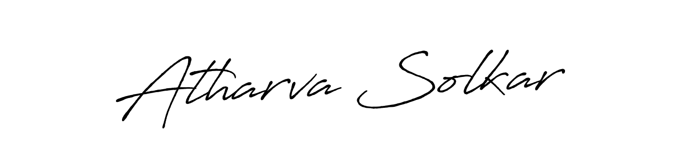 Also we have Atharva Solkar name is the best signature style. Create professional handwritten signature collection using Antro_Vectra_Bolder autograph style. Atharva Solkar signature style 7 images and pictures png