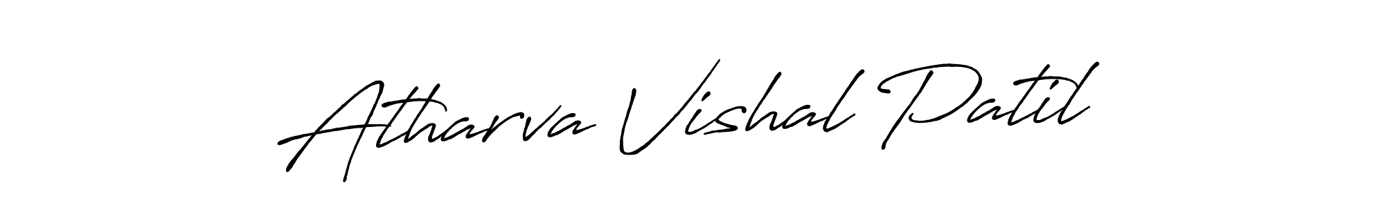 How to make Atharva Vishal Patil signature? Antro_Vectra_Bolder is a professional autograph style. Create handwritten signature for Atharva Vishal Patil name. Atharva Vishal Patil signature style 7 images and pictures png