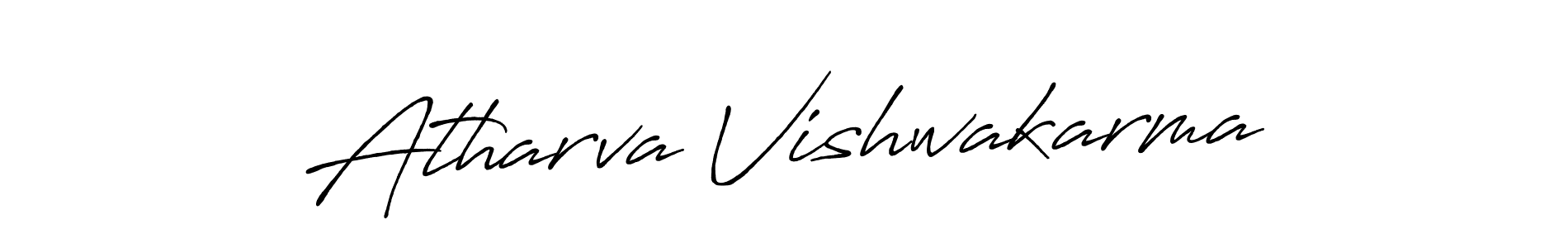 Atharva Vishwakarma stylish signature style. Best Handwritten Sign (Antro_Vectra_Bolder) for my name. Handwritten Signature Collection Ideas for my name Atharva Vishwakarma. Atharva Vishwakarma signature style 7 images and pictures png