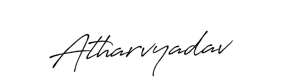 Create a beautiful signature design for name Atharvyadav. With this signature (Antro_Vectra_Bolder) fonts, you can make a handwritten signature for free. Atharvyadav signature style 7 images and pictures png