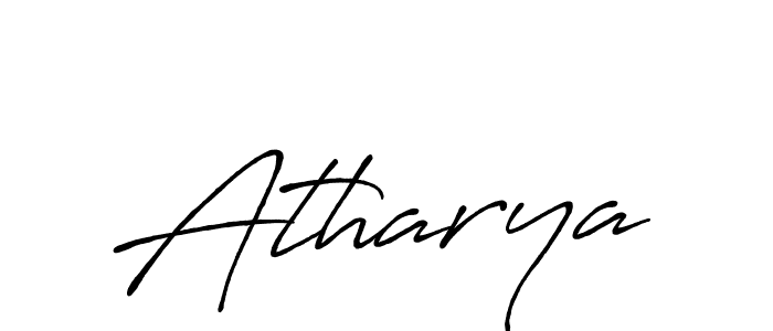 Create a beautiful signature design for name Atharya. With this signature (Antro_Vectra_Bolder) fonts, you can make a handwritten signature for free. Atharya signature style 7 images and pictures png