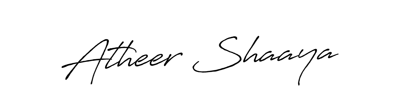 Once you've used our free online signature maker to create your best signature Antro_Vectra_Bolder style, it's time to enjoy all of the benefits that Atheer Shaaya name signing documents. Atheer Shaaya signature style 7 images and pictures png