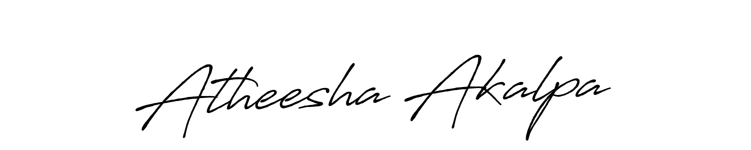 How to make Atheesha Akalpa signature? Antro_Vectra_Bolder is a professional autograph style. Create handwritten signature for Atheesha Akalpa name. Atheesha Akalpa signature style 7 images and pictures png