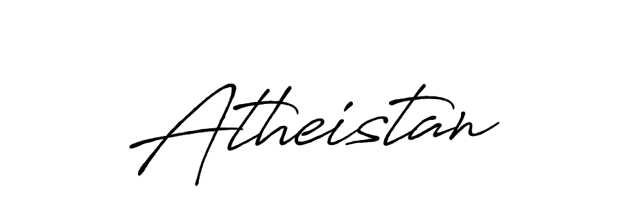 Design your own signature with our free online signature maker. With this signature software, you can create a handwritten (Antro_Vectra_Bolder) signature for name Atheistan. Atheistan signature style 7 images and pictures png