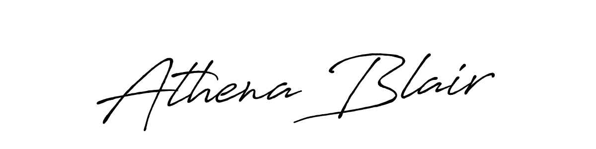 How to make Athena Blair signature? Antro_Vectra_Bolder is a professional autograph style. Create handwritten signature for Athena Blair name. Athena Blair signature style 7 images and pictures png