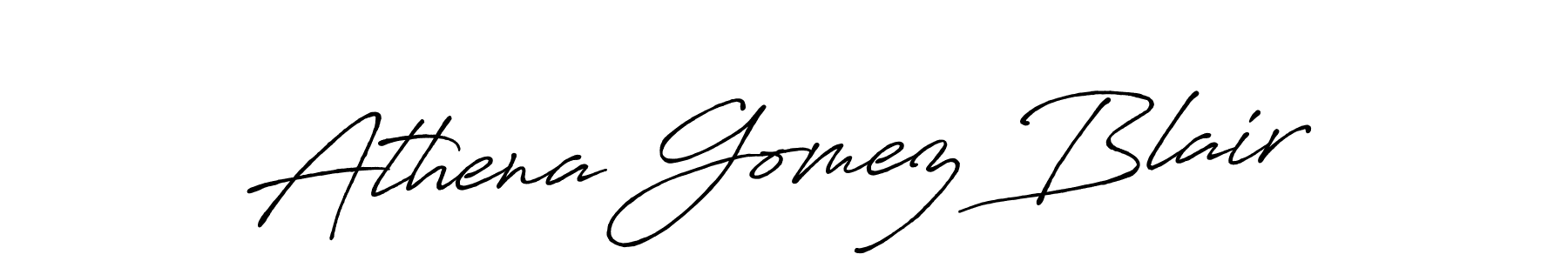 It looks lik you need a new signature style for name Athena Gomez Blair. Design unique handwritten (Antro_Vectra_Bolder) signature with our free signature maker in just a few clicks. Athena Gomez Blair signature style 7 images and pictures png