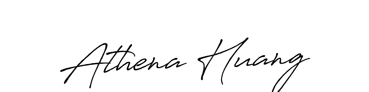 Create a beautiful signature design for name Athena Huang. With this signature (Antro_Vectra_Bolder) fonts, you can make a handwritten signature for free. Athena Huang signature style 7 images and pictures png