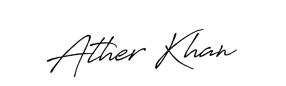 Best and Professional Signature Style for Ather Khan. Antro_Vectra_Bolder Best Signature Style Collection. Ather Khan signature style 7 images and pictures png