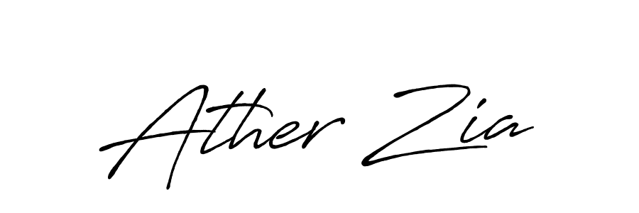 Here are the top 10 professional signature styles for the name Ather Zia. These are the best autograph styles you can use for your name. Ather Zia signature style 7 images and pictures png