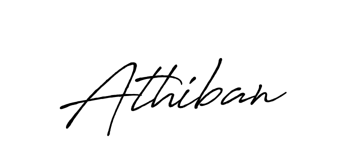 Design your own signature with our free online signature maker. With this signature software, you can create a handwritten (Antro_Vectra_Bolder) signature for name Athiban. Athiban signature style 7 images and pictures png