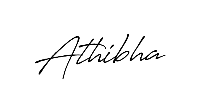 Athibha stylish signature style. Best Handwritten Sign (Antro_Vectra_Bolder) for my name. Handwritten Signature Collection Ideas for my name Athibha. Athibha signature style 7 images and pictures png