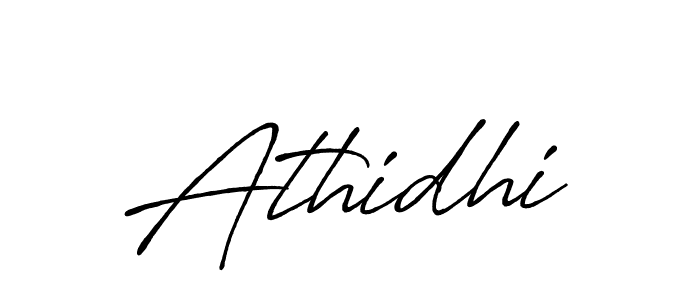 Use a signature maker to create a handwritten signature online. With this signature software, you can design (Antro_Vectra_Bolder) your own signature for name Athidhi. Athidhi signature style 7 images and pictures png