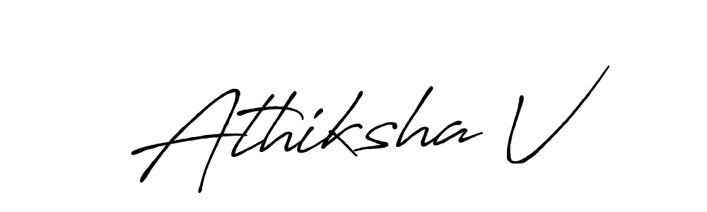 Make a short Athiksha V signature style. Manage your documents anywhere anytime using Antro_Vectra_Bolder. Create and add eSignatures, submit forms, share and send files easily. Athiksha V signature style 7 images and pictures png