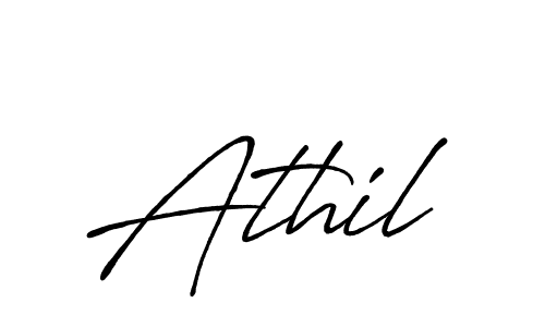 How to make Athil signature? Antro_Vectra_Bolder is a professional autograph style. Create handwritten signature for Athil name. Athil signature style 7 images and pictures png