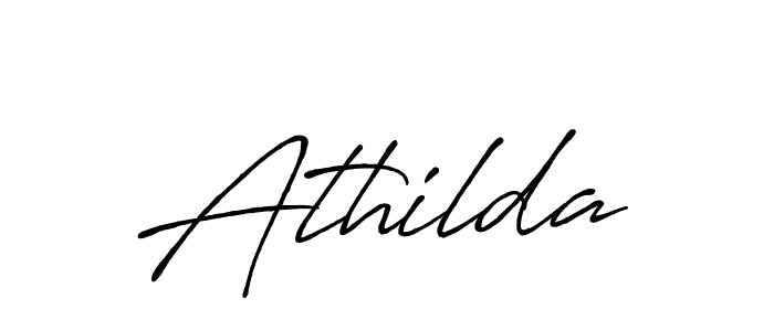 Use a signature maker to create a handwritten signature online. With this signature software, you can design (Antro_Vectra_Bolder) your own signature for name Athilda. Athilda signature style 7 images and pictures png