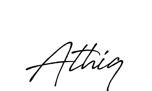 How to make Athiq name signature. Use Antro_Vectra_Bolder style for creating short signs online. This is the latest handwritten sign. Athiq signature style 7 images and pictures png