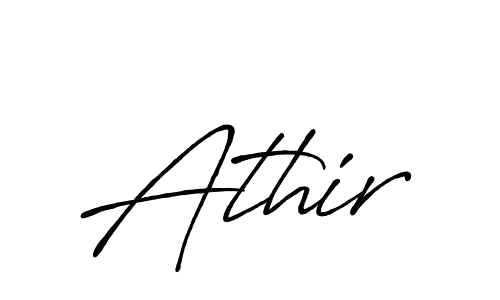 Also we have Athir name is the best signature style. Create professional handwritten signature collection using Antro_Vectra_Bolder autograph style. Athir signature style 7 images and pictures png