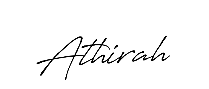 The best way (Antro_Vectra_Bolder) to make a short signature is to pick only two or three words in your name. The name Athirah include a total of six letters. For converting this name. Athirah signature style 7 images and pictures png