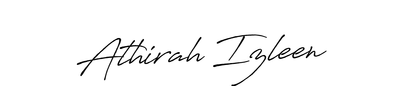 This is the best signature style for the Athirah Izleen name. Also you like these signature font (Antro_Vectra_Bolder). Mix name signature. Athirah Izleen signature style 7 images and pictures png