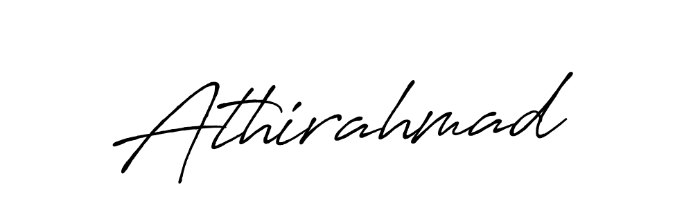 Also we have Athirahmad name is the best signature style. Create professional handwritten signature collection using Antro_Vectra_Bolder autograph style. Athirahmad signature style 7 images and pictures png