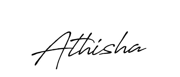 Design your own signature with our free online signature maker. With this signature software, you can create a handwritten (Antro_Vectra_Bolder) signature for name Athisha. Athisha signature style 7 images and pictures png