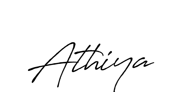 Design your own signature with our free online signature maker. With this signature software, you can create a handwritten (Antro_Vectra_Bolder) signature for name Athiya. Athiya signature style 7 images and pictures png