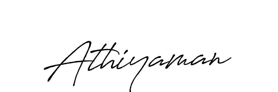 Create a beautiful signature design for name Athiyaman. With this signature (Antro_Vectra_Bolder) fonts, you can make a handwritten signature for free. Athiyaman signature style 7 images and pictures png