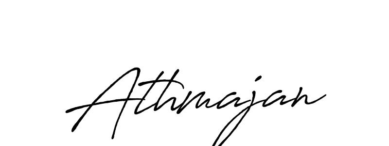 How to make Athmajan signature? Antro_Vectra_Bolder is a professional autograph style. Create handwritten signature for Athmajan name. Athmajan signature style 7 images and pictures png