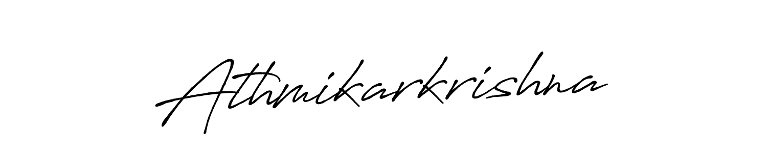 Also we have Athmikarkrishna name is the best signature style. Create professional handwritten signature collection using Antro_Vectra_Bolder autograph style. Athmikarkrishna signature style 7 images and pictures png