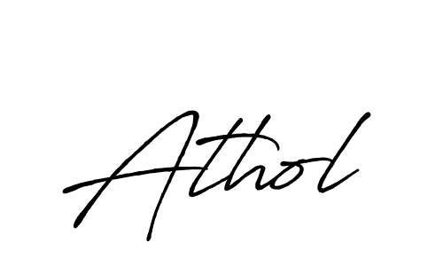 Make a beautiful signature design for name Athol. Use this online signature maker to create a handwritten signature for free. Athol signature style 7 images and pictures png
