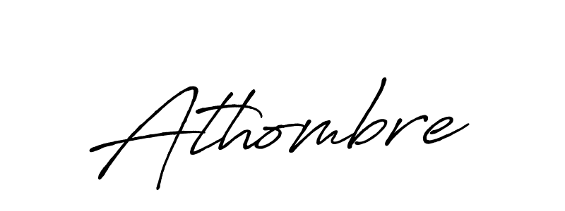 Make a beautiful signature design for name Athombre. With this signature (Antro_Vectra_Bolder) style, you can create a handwritten signature for free. Athombre signature style 7 images and pictures png