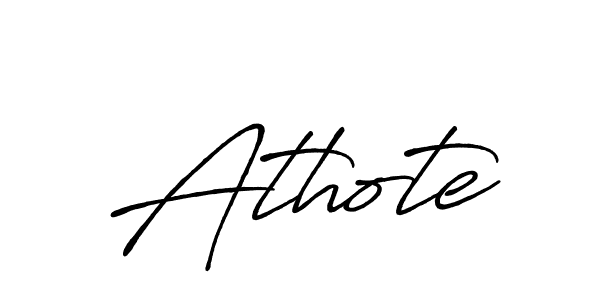 Also we have Athote name is the best signature style. Create professional handwritten signature collection using Antro_Vectra_Bolder autograph style. Athote signature style 7 images and pictures png