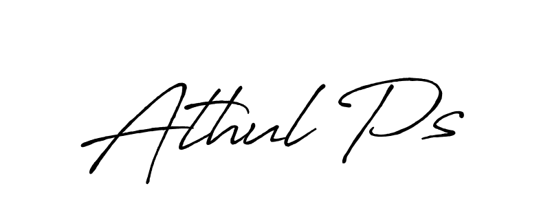 Best and Professional Signature Style for Athul Ps. Antro_Vectra_Bolder Best Signature Style Collection. Athul Ps signature style 7 images and pictures png