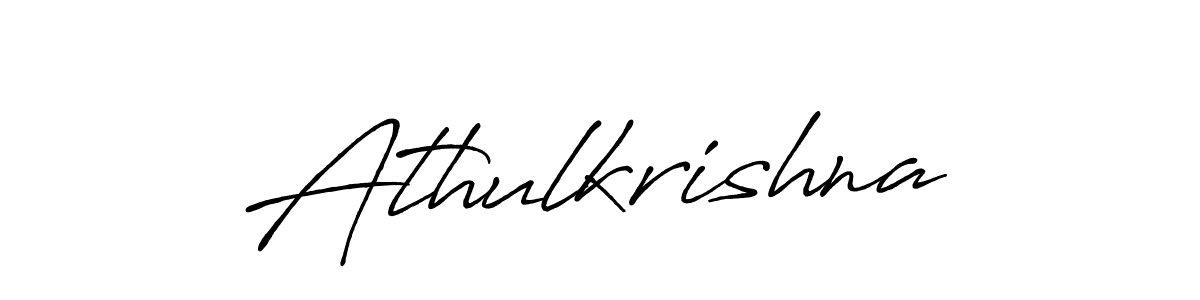 Use a signature maker to create a handwritten signature online. With this signature software, you can design (Antro_Vectra_Bolder) your own signature for name Athulkrishna. Athulkrishna signature style 7 images and pictures png