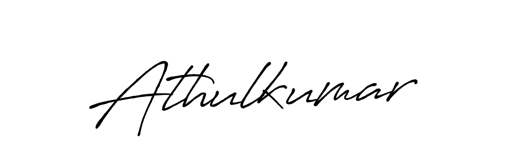 Use a signature maker to create a handwritten signature online. With this signature software, you can design (Antro_Vectra_Bolder) your own signature for name Athulkumar. Athulkumar signature style 7 images and pictures png