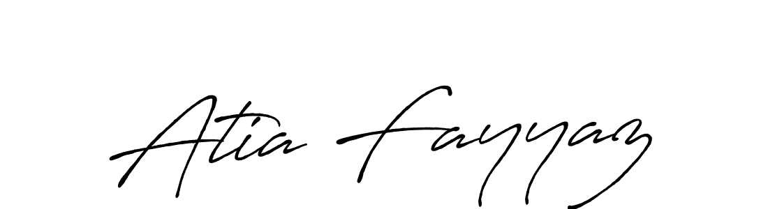 How to make Atia Fayyaz signature? Antro_Vectra_Bolder is a professional autograph style. Create handwritten signature for Atia Fayyaz name. Atia Fayyaz signature style 7 images and pictures png